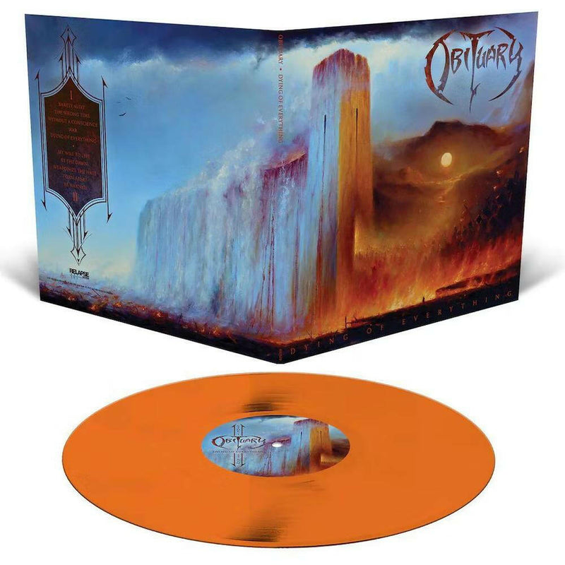 Obituary - Dying Of Everything - Orange Crush Vinyl