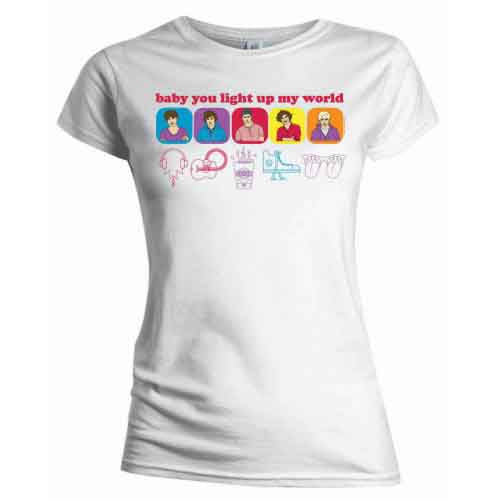 One Direction - Line Drawing - Ladies T-Shirt