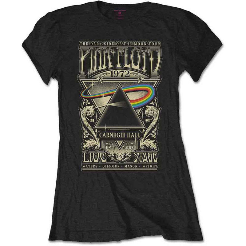 Pink Floyd - Carnegie Hall Poster - Ladies T-Shirt
