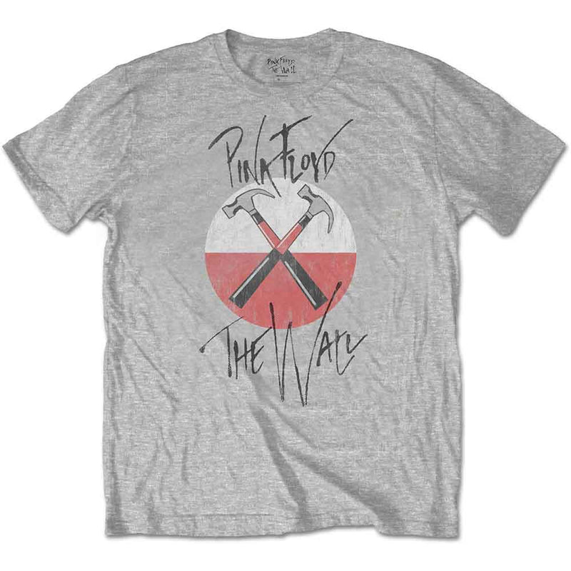 Pink Floyd - The Wall Faded Hammers Logo - Unisex T-Shirt