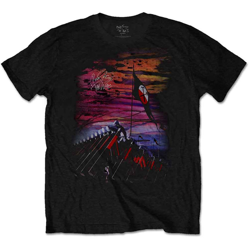 Pink Floyd - The Wall Flag & Hammers - Unisex T-Shirt