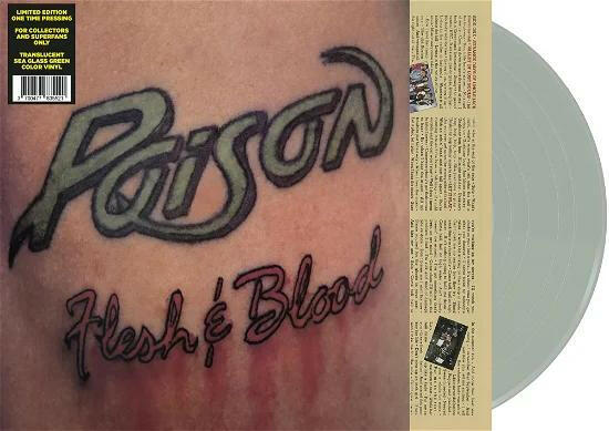 Poison - Flesh & Blood - Translucent Sea Glass Vinyl