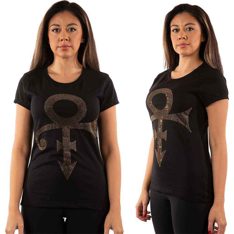 Prince - Gold Symbol - Ladies T-Shirt