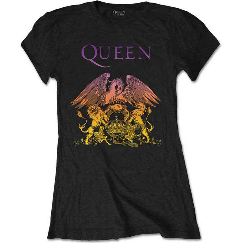 Queen - Gradient Crest - Ladies T-Shirt