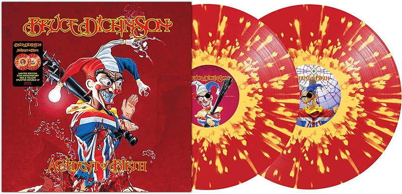 Bruce Dickinson - Accident of Birth (25th Anniversary) - Red / Yellow Splatter Vinyl