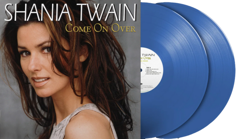Shania Twain - Come on Over (25th Anniversary Diamond Edition) - Blue Vinyl