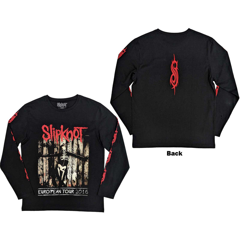 Slipknot - Skeleton Flag - Long Sleeve T-Shirt