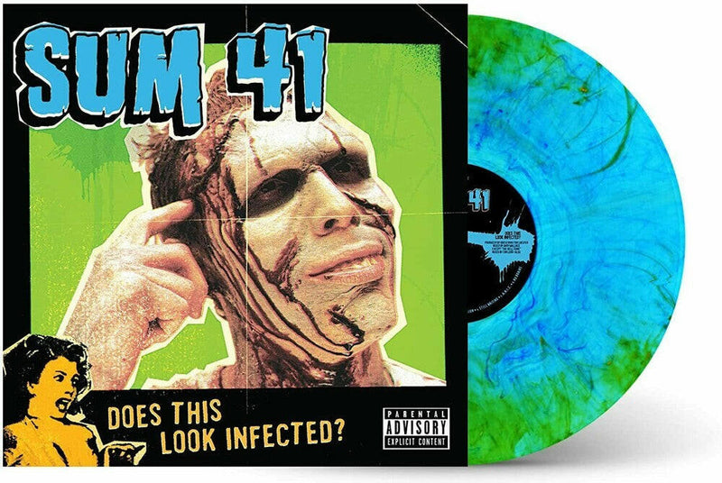 Sum 41 - Does This Look Infected - Blue Swirl Vinyl
