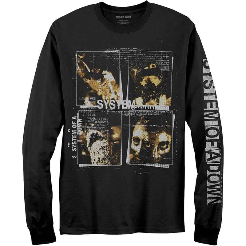 System Of A Down - Face Boxes - Long Sleeve T-Shirt