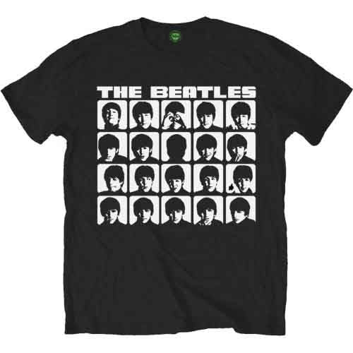 The Beatles - Hard Days Night Faces Mono - Unisex T-Shirt