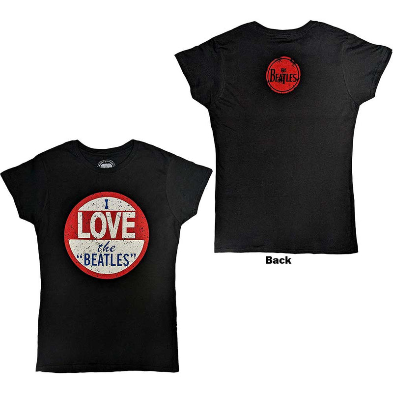 The Beatles - I Love The Beatles - Ladies T-Shirt