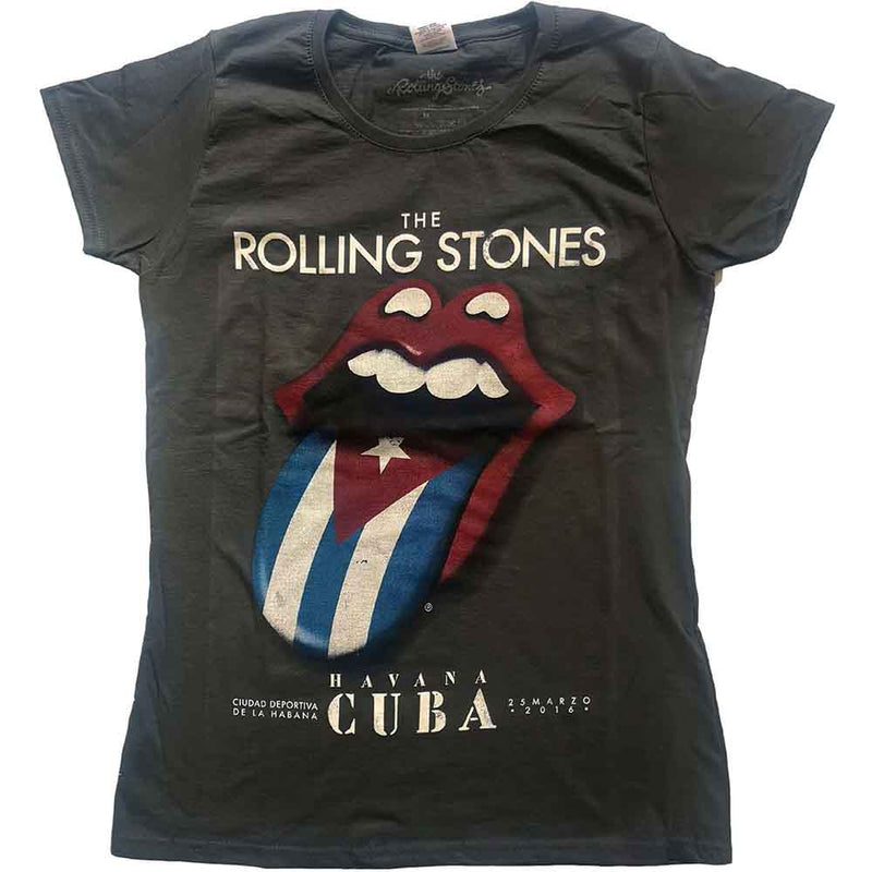 The Rolling Stones - Havana Cuba - Ladies T-Shirt