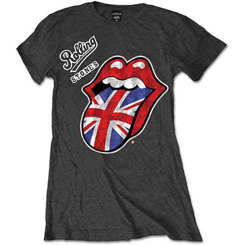The Rolling Stones - Vintage British Tongue - Ladies T-Shirt