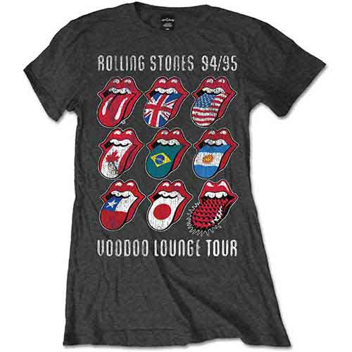 The Rolling Stones - Voodoo Lounge Tongues - Ladies T-Shirt