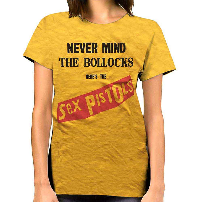 The Sex Pistols - Never Mind the Bollocks Original Album - Ladies T-Shirt