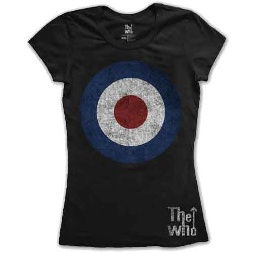 The Who - Target Distressed - Ladies T-Shirt