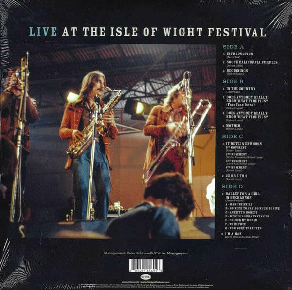 Chicago (2) : Live At The Isle Of Wight Festival (2xLP)