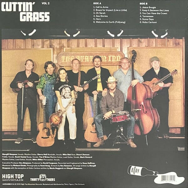 Sturgill Simpson : Cuttin' Grass - Vol. 2 (The Cowboy Arms Sessions) (LP, Album, Ltd, Blu)