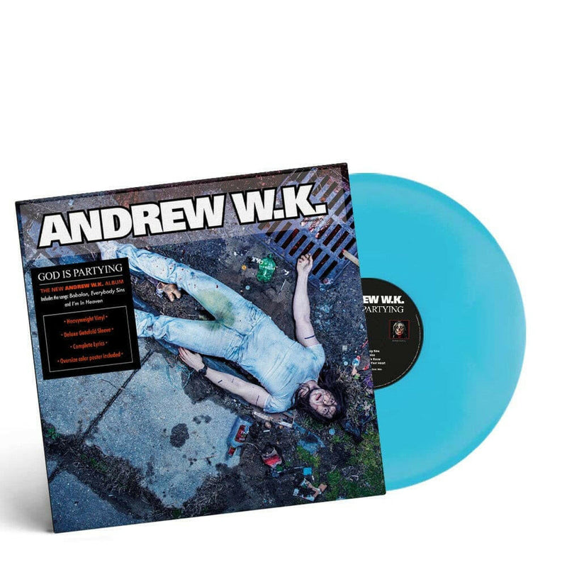 Andrew W.K. - God Is Partying - Turquoise Vinyl