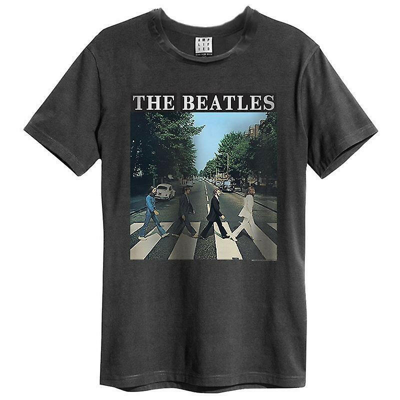 The Beatles - Abbey Road Vintage T-Shirt - Charcoal