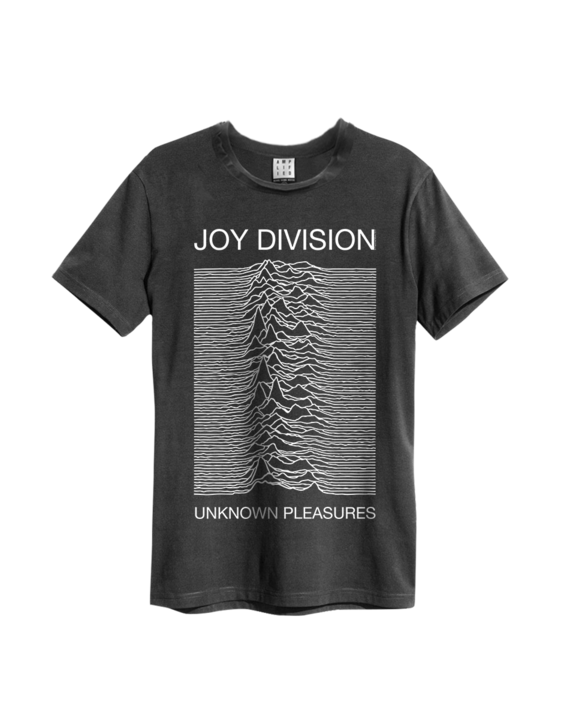Joy Division - Unknown Pleasures - Vintage T-Shirt - Charcoal