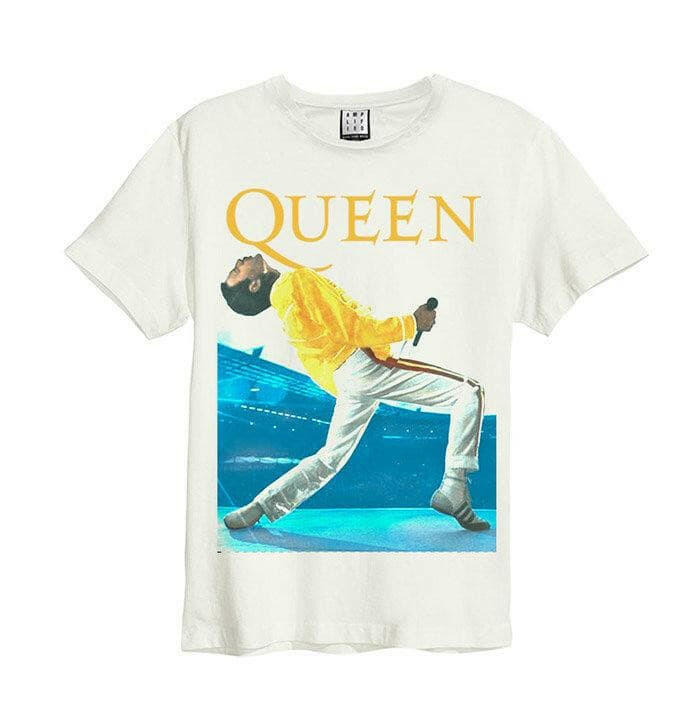 Queen - Freddie Triangle - Vintage T-Shirt - White