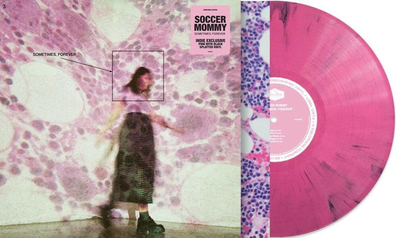 Soccer Mommy - Sometimes, Forever - Pink / Black Vinyl