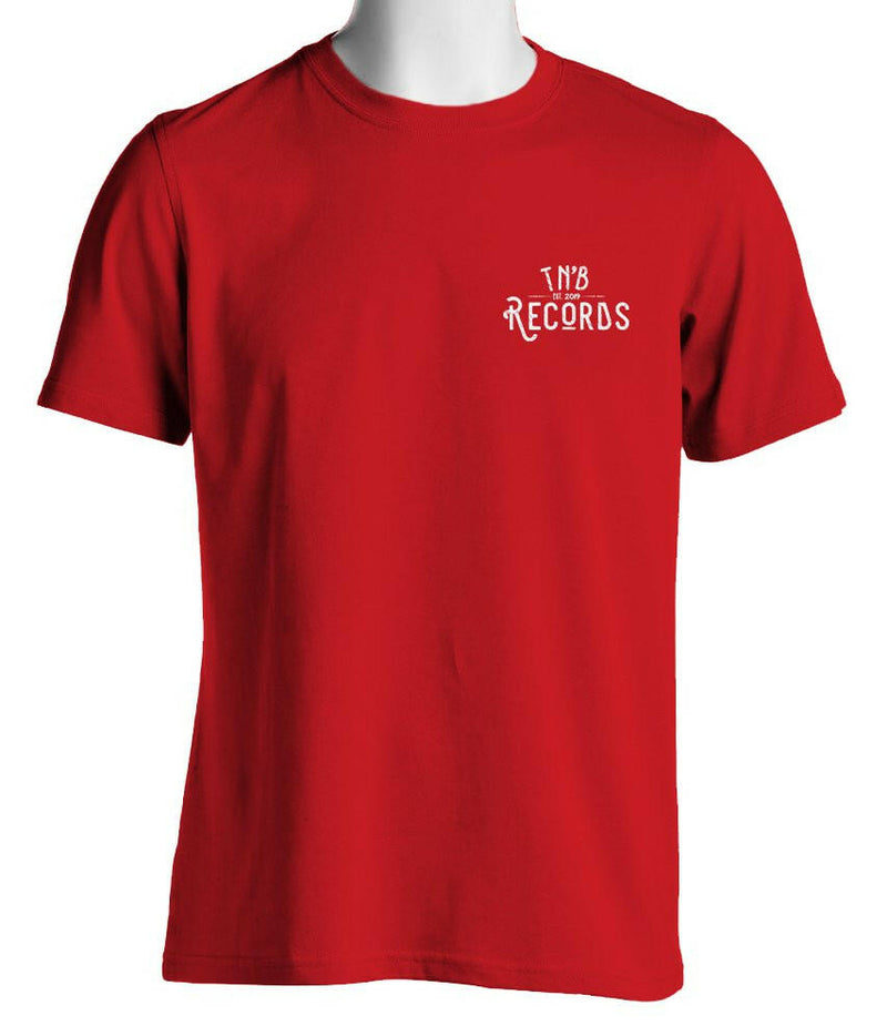 TNB Records - 2-Sided T-Shirt - Red