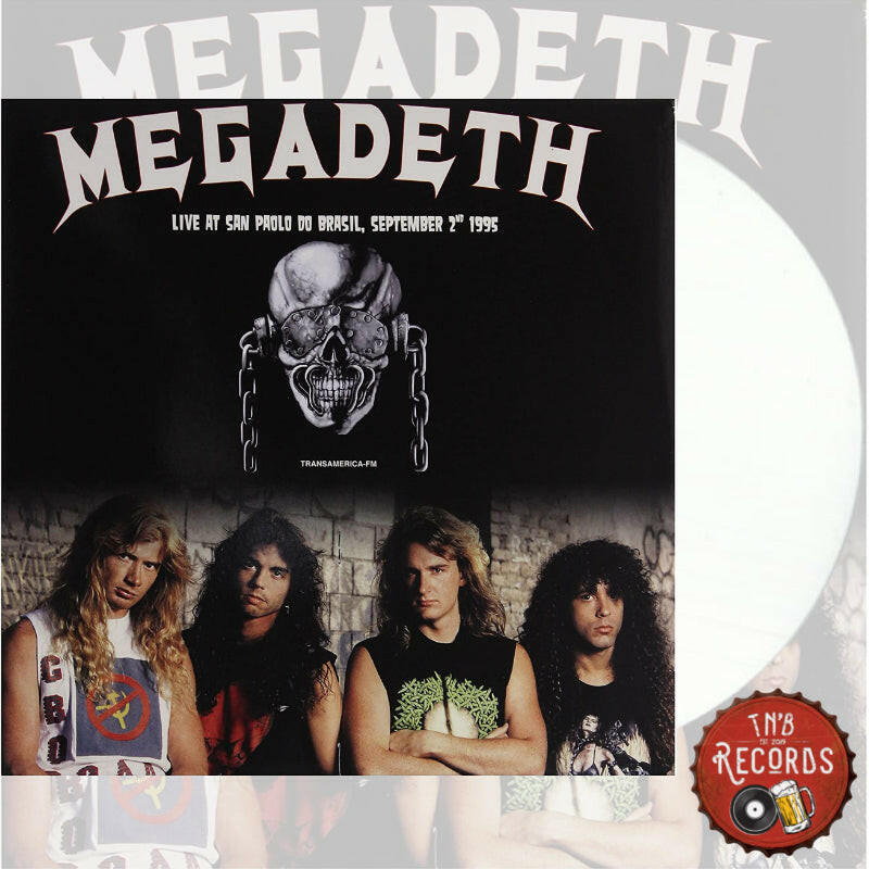 Megadeth - Live in Brazil 1995 - White Vinyl