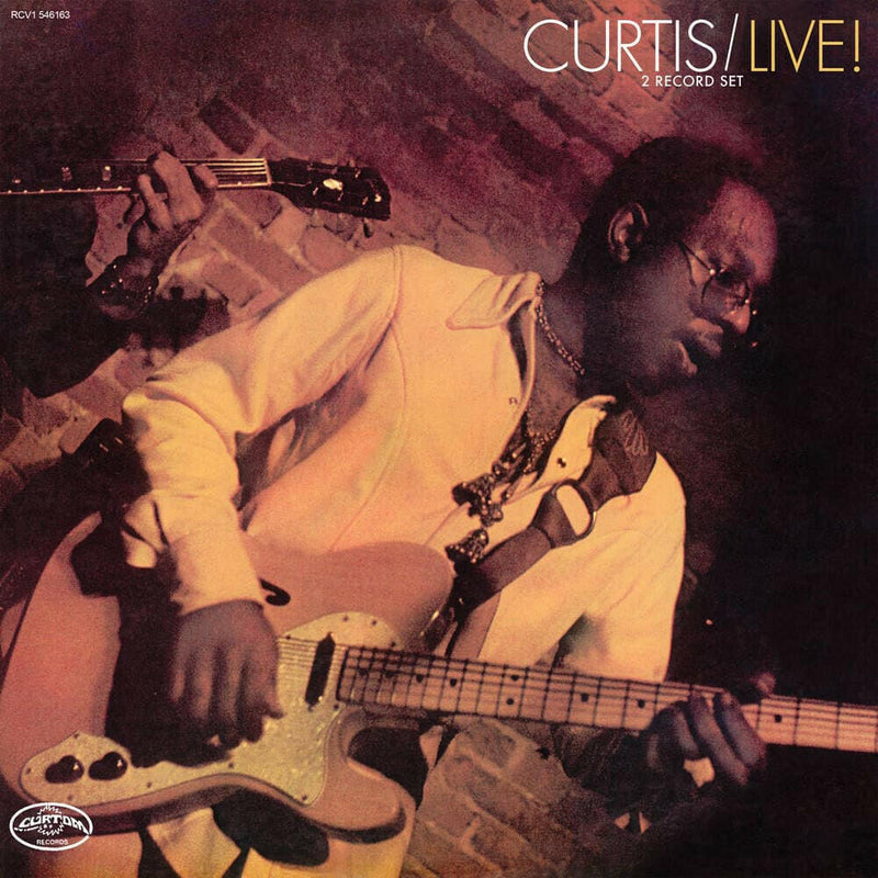 Curtis Mayfield - Curtis / Live! - Burgundy / Fruit Punch Vinyl