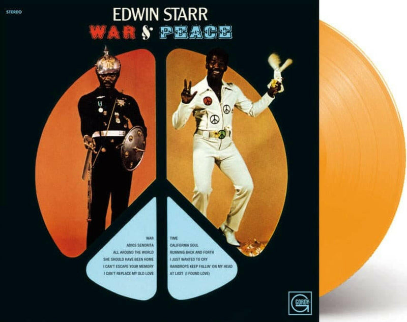 Edwin Starr - War & Peace - Orange Vinyl