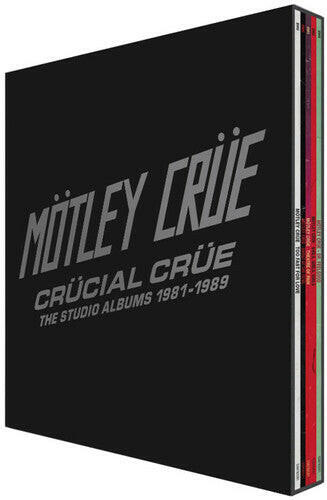 Mötley Crüe - Crucial Crue: The Studio Albums 1981-1989 - Splatter Vinyl Box Set