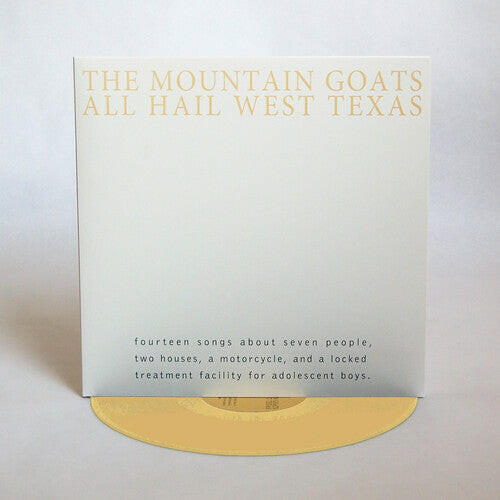 The Mountain Goats - All Hail West Texas - Yellow Vinyl